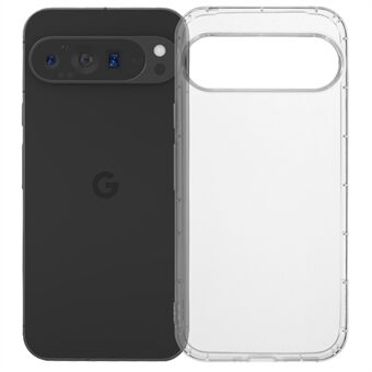 Til Google Pixel 9 Pro XL Klar Taske Anti-Drop TPU Telefoncover (Stort bagkamera-hul)