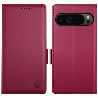 DF-010 Til Google Pixel 9 Pro XL Cover PU Læder Pengepung Stativ Telefoncover