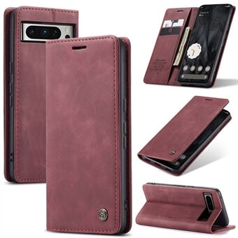 CASEME 013 Serien til Google Pixel 8 Pro-etui PU-læderpung Folio Flip-telefoncover