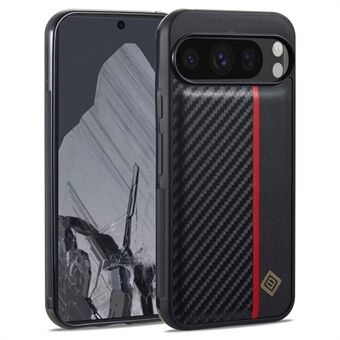 LC.IMEEKE til Google Pixel 9 Pro XL Case Carbon Fiber Texture Beskyttende Telefoncover.