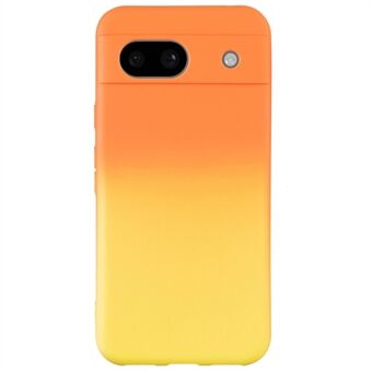 Til Google Pixel 8a Etui Blød TPU Skin-Touch Telefoncover Gradient Farve