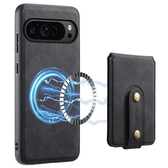 DENIOR D14 til Google Pixel 9 Pro Magnetisk Sag 2 i 1 Aftagelig Kortholder PC+TPU Telefoncover