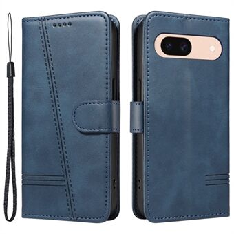 Til Google Pixel 8a Wallet Case Flip Folio Læder Mobiltelefon Cover