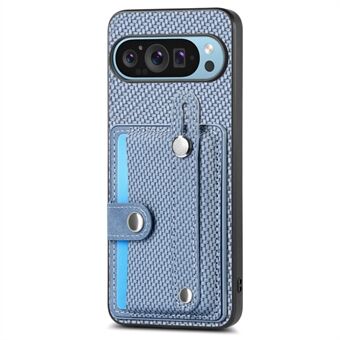 C1-01 Til Google Pixel 9 Etui Kortholder Kickstand PU Læderbagside Phone Cover