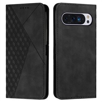 Til Google Pixel 9 Pro / Pixel 9 Etui Skind-lignende Følelse PU Læderskal Engros Mobiltelefon Stander Cover