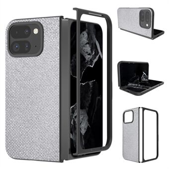 Til Google Pixel 9 Pro Fold 5G Etui PU+PC Telefon Cover Rhinestone Tekstur