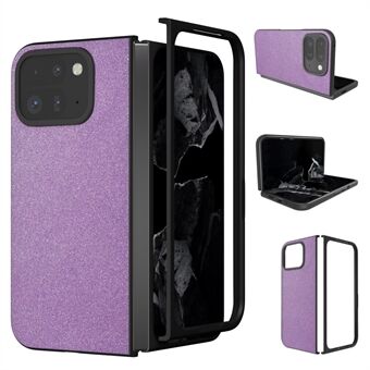 Til Google Pixel 9 Pro Fold 5G Etui Glitter Læder+PC Telefoncover