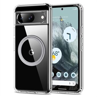 Til Google Pixel 9 Cover Magnetisk TPU+PC Transparent Anti-Fald Telefoncover