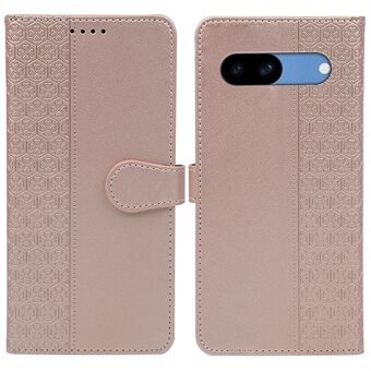 For Google Pixel 8a Etui Magnetisk Lås Firkløver Læder Telefon Cover