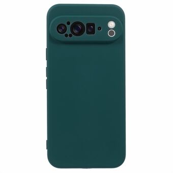 Til Google Pixel 9 Pro Etui TPU Bagside Blød Anti-Ridse Fiberfor Telefoncover