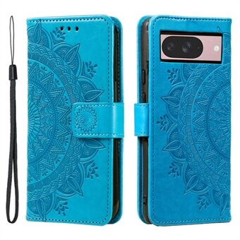 Til Google Pixel 9 / 9 Pro Etui Præget Totem PU Læder Wallet Stand Telefon Cover