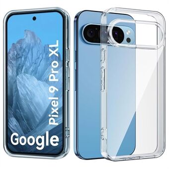 Til Google Pixel 9 Pro XL Etui Anti-fingeraftryk Krystalklar TPU Telefon Cover