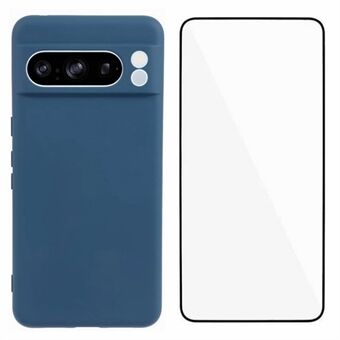 WANLONFENG RB2-serien til Google Pixel 8 Pro Etui TPU Telefon Cover med Skærmbeskytter