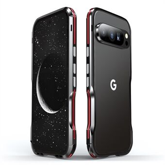 LUPHIE Til Google Pixel 9 / 9 Pro Etui Metal Bumper Ramme Stødsikkert Telefon Cover