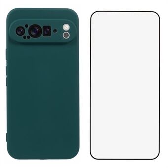 WANLONFENG RB2 Series til Google Pixel 9 Pro XL Etui TPU Telefon Cover med Skærmbeskytter