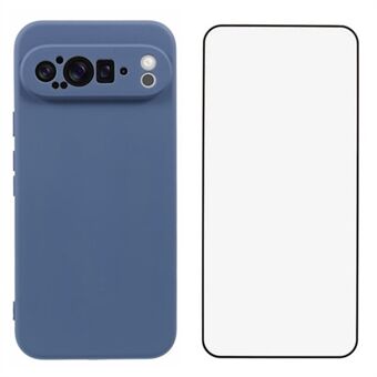 WANLONFENG RB2 Serie til Google Pixel 9 Pro Etui TPU Telefon Cover med Skærmbeskytter