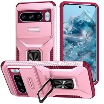 Til Google Pixel 8 Pro Etui Camshield Kickstand TPU+PC Anti-Slip Telefoncover