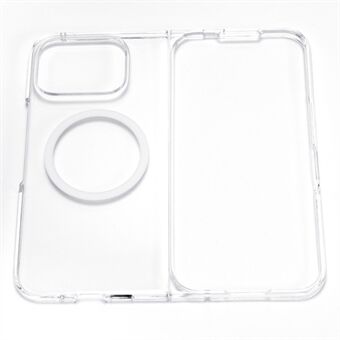 For Google Pixel 9 Pro Fold 5G Magnetisk Cover Anti-Ridse Transparent PC Telefoncover