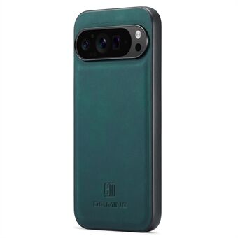 DG.MING Til Google Pixel 9 Pro XL Cover PU Læderbelagt PC+TPU Hybrid Telefon Etui