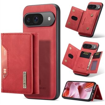 DG.MING M2-serien til Google Pixel 9 Pro / Pixel 9 Etui PU+PC+TPU Telefoncover Aftagelig Pung