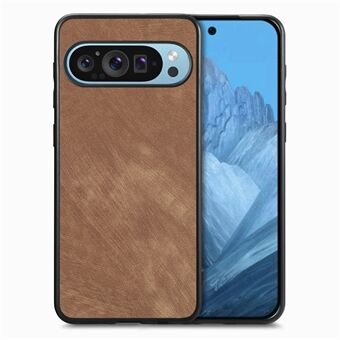 Til Google Pixel 9 / Pixel 9 Pro Etui Retro Læder + TPU Stødabsorberende Beskyttende Telefoncover