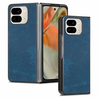 Til Google Pixel 9 Pro Fold 5G Etui Retro PU Læderbelagt PC Foldbar Telefon Cover