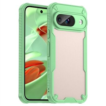 Armor Serien Til Google Pixel 9 Etui PC+TPU Semi-Transparent Frostet Finish Beskyttende Telefoncover