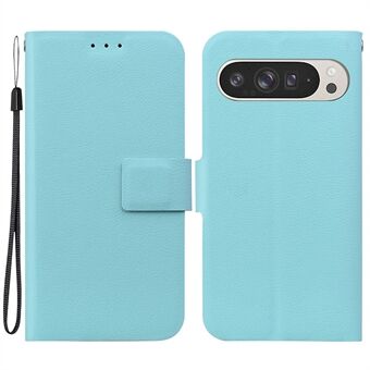 Til Google Pixel 9 Pro XL Case Ultra-Tynd PU Læder + TPU Telefon Cover med Kort Slot