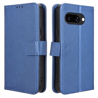 Til Google Pixel 9a Etui PU Læder Diamantstruktur Pung Telefon Cover