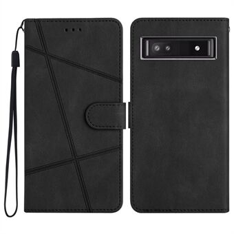 Til Google Pixel 9a Etui Crazy Horse Texture PU Læder Tegnebog Stand Telefon Cover