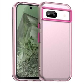 Til Google Pixel 8a Etui PC+TPU+PET Mat Anti-Fald Telefon Bagside Cover