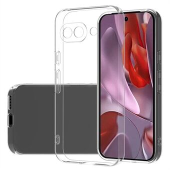 Til Google Pixel 9a Transparent Telefoncover Ultratyndt Fleksibelt TPU Bagside Cover