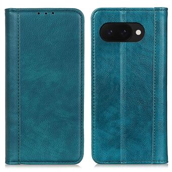 Til Google Pixel 9a Stand-etui Split Læder Litchi Struktur Tegnebog Telefoncover