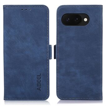 ABEEL Til Google Pixel 9a Wallet Telefon Cover Retro Læder Flip Cover med Stativ