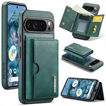 DG.MING M6-serien til Google Pixel 9 / Pixel 9 Pro Etui Magnetisk Pung PU+PC+TPU Telefoncover