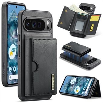 DG.MING M6 Series Til Google Pixel 9 Pro XL Etui Magnetisk Tegnebog PU+PC+TPU Telefon Cover