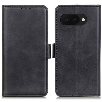 Til Google Pixel 9a Cover Stander Ko-lædertekstur PU Læder Telefon Etui