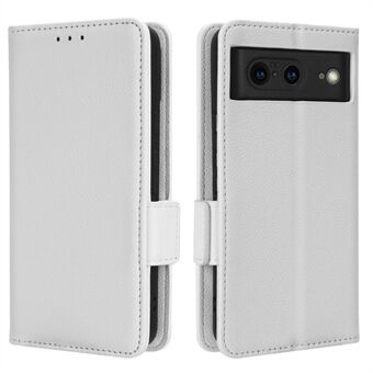 For Google Pixel 8 PU læder Stand Wallet Case Litchi tekstur Dobbelt magnetisk lås Telefoncover.