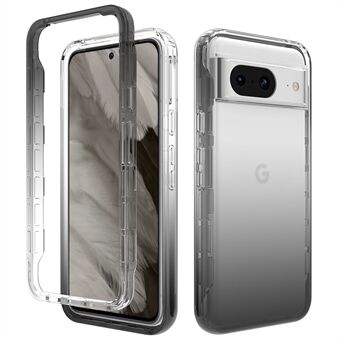 For Google Pixel 8-etui Gennemsigtig gradient telefonbetræk