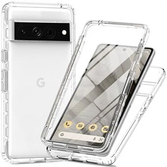 For Google Pixel 8 Pro-etui af PC+TPU med gradientdesign, der beskytter mod tab, medfølger PET-skærmbeskyttelsesfilm.