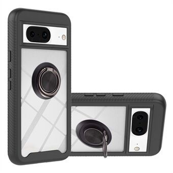 YB PC Series-5 til Google Pixel 8 Cover PC+TPU Telefonbagside med Ring Kickstand