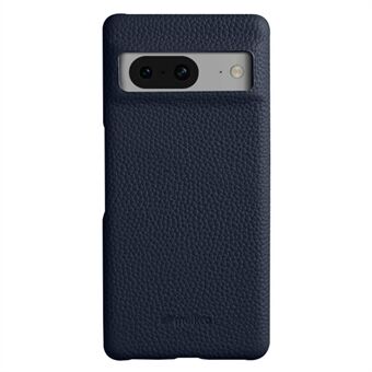 MELKCO For Google Pixel 8 Cover Microfiber-foring Ægte ko-læder+PC-telefon-etui