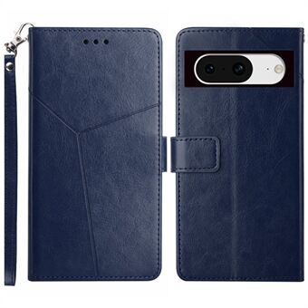 HT01 til Google Pixel 8a-etui Imprint Wallet Funktion Telefon Lædercover