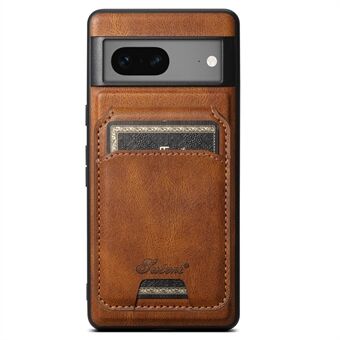 SUTENI H15 til Google Pixel 8 Aftageligt Telefon Etui Kortholder Stativ Cover