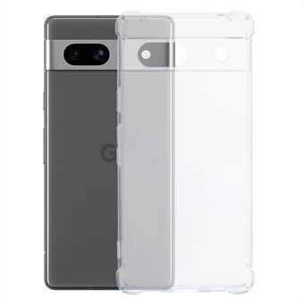 Til Google Pixel 7a Etui Transparent Firehjørne Stødsikkert TPU Cover