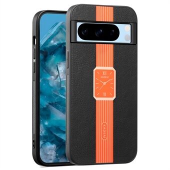 KADEM til Google Pixel 8 Pro-etui Læder+TPU+Akryl Smartphone Anti-fald-cover