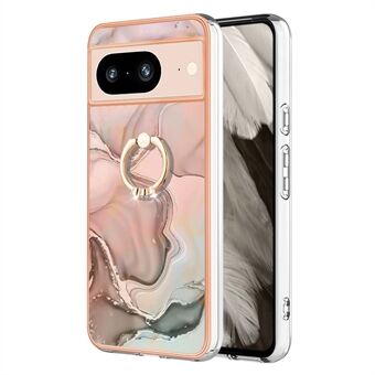 YB IMD-serien-17 Stil-E Til Google Pixel 8 Kickstand Elektroplatering Cover TPU Mobiltelefon taske