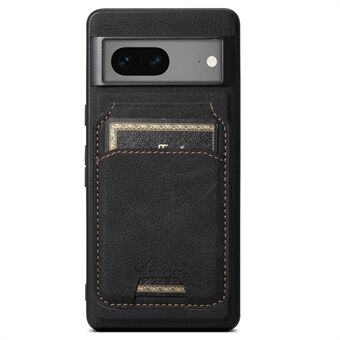 SUTENI H16 Mobiltelefon Etui til Google Pixel 7a Magnetisk Aftagelig PU+TPU Cover med Kortlomme