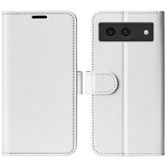 Til Google Pixel 8a etui Anti-støv Crazy Horse tekstur pung telefon etui PU læder flip cover