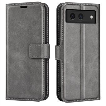 Til Google Pixel 8a Wallet-telefonskal med kalveskindstruktur i PU-læder, beskyttende telefoncover.